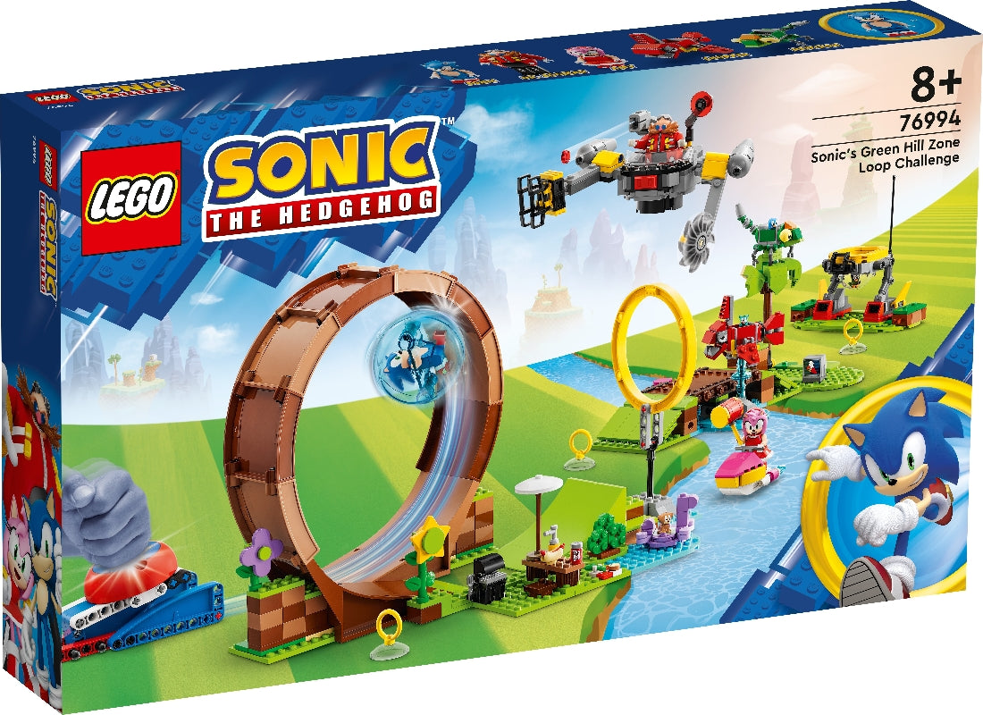 LEGO SONIC THE HEDGEHOG SONIC'S GREEN HILL ZONE LOOP CHALLENGE 76994 AGE: 8+