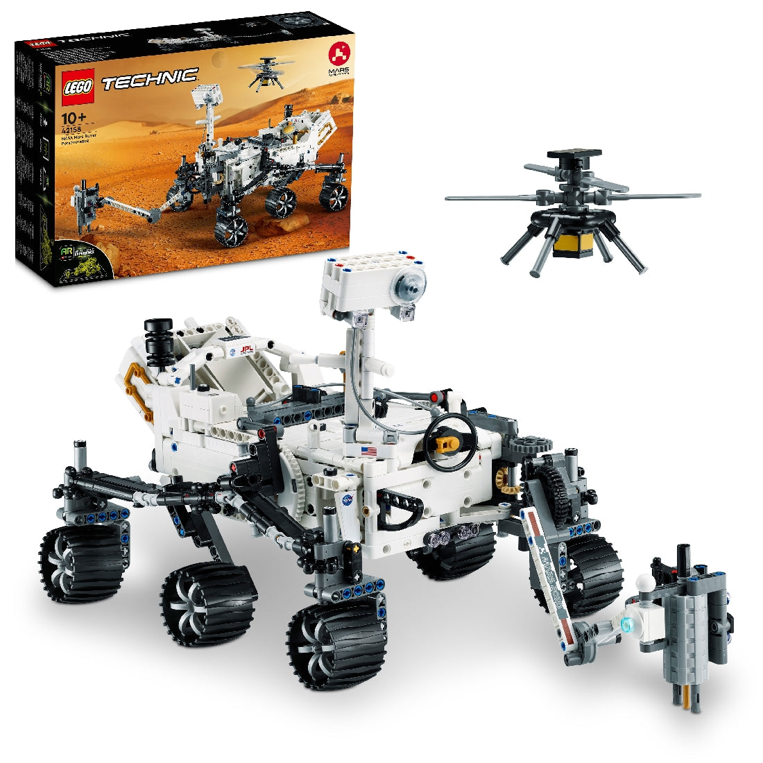 LEGO TECHNIC NASA MARS ROVER PERSERVERANCE 42158 AGE: 10+