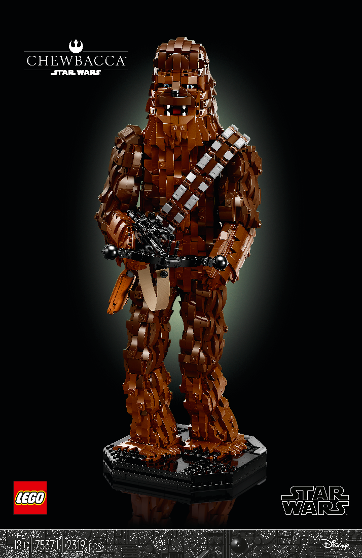 LEGO STAR WARS BUILDABLE CHEWBACCA 75371 AGE: 18+