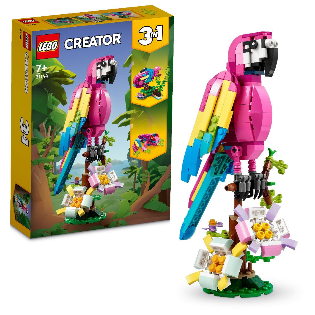 LEGO Creator Exotic Pink Parrot 31144 Age: 7+