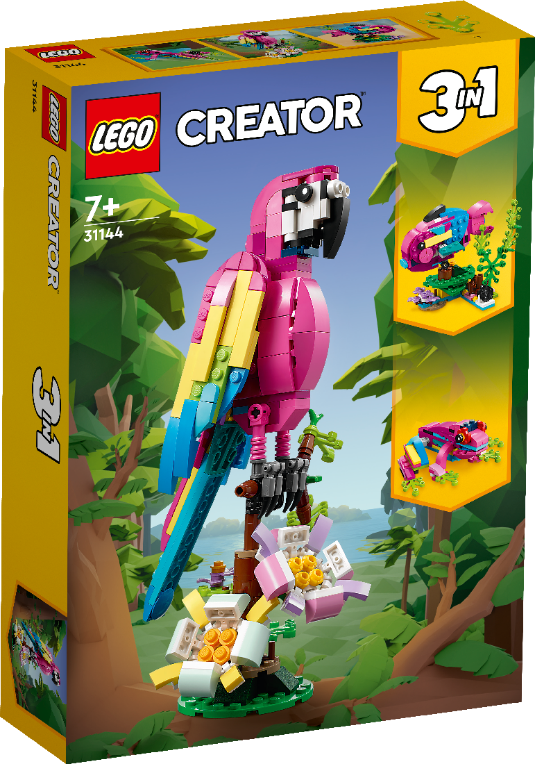LEGO Creator Exotic Pink Parrot 31144 Age: 7+