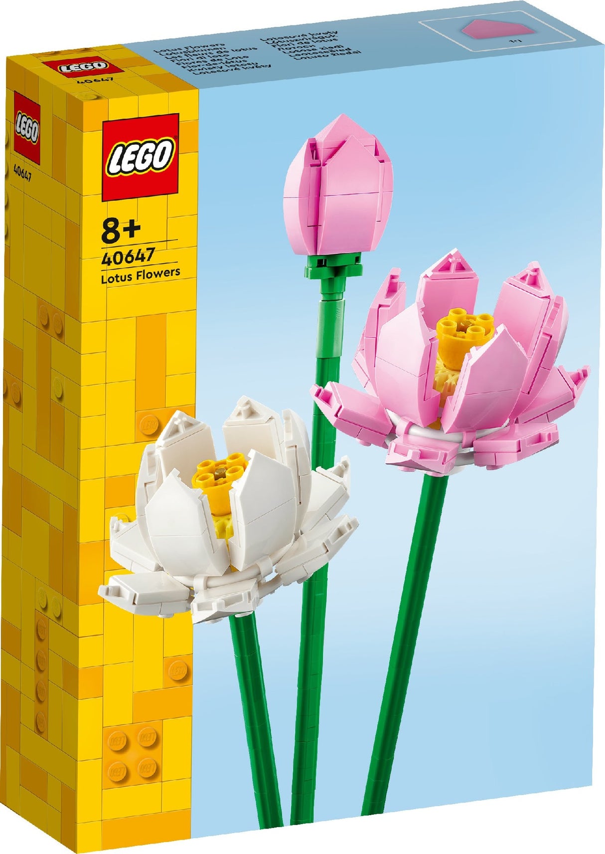 LEGO BOTANICALS LOTUS FLOWERS 40647 AGE: 8+