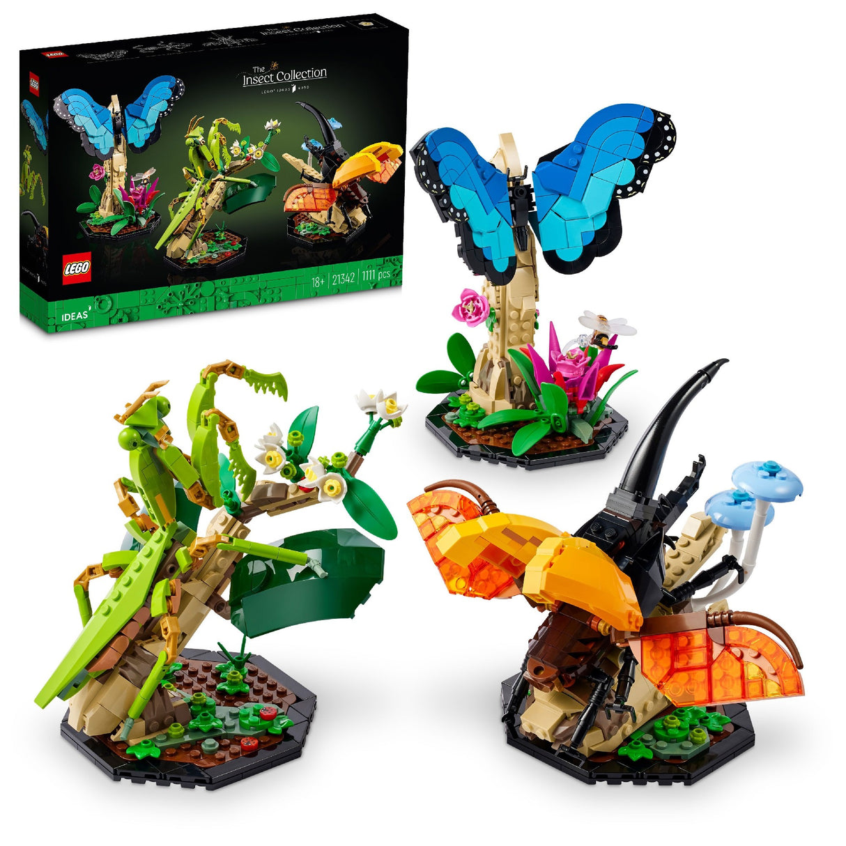 LEGO IDEAS THE INSECT COLLECTION 21342 AGE: 18+