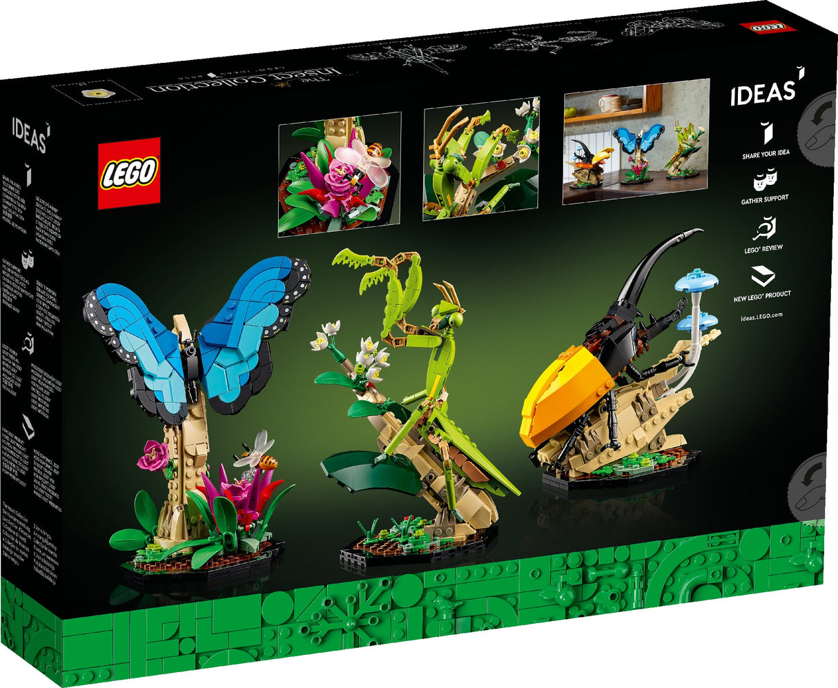 LEGO IDEAS THE INSECT COLLECTION 21342 AGE: 18+