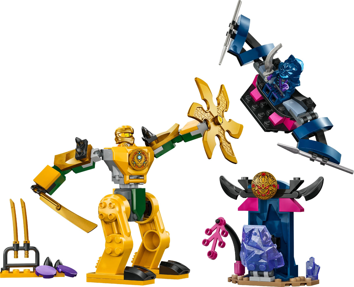 LEGO NINJAGO ARIN'S BATTLE MECH 71804 AGE: 4+