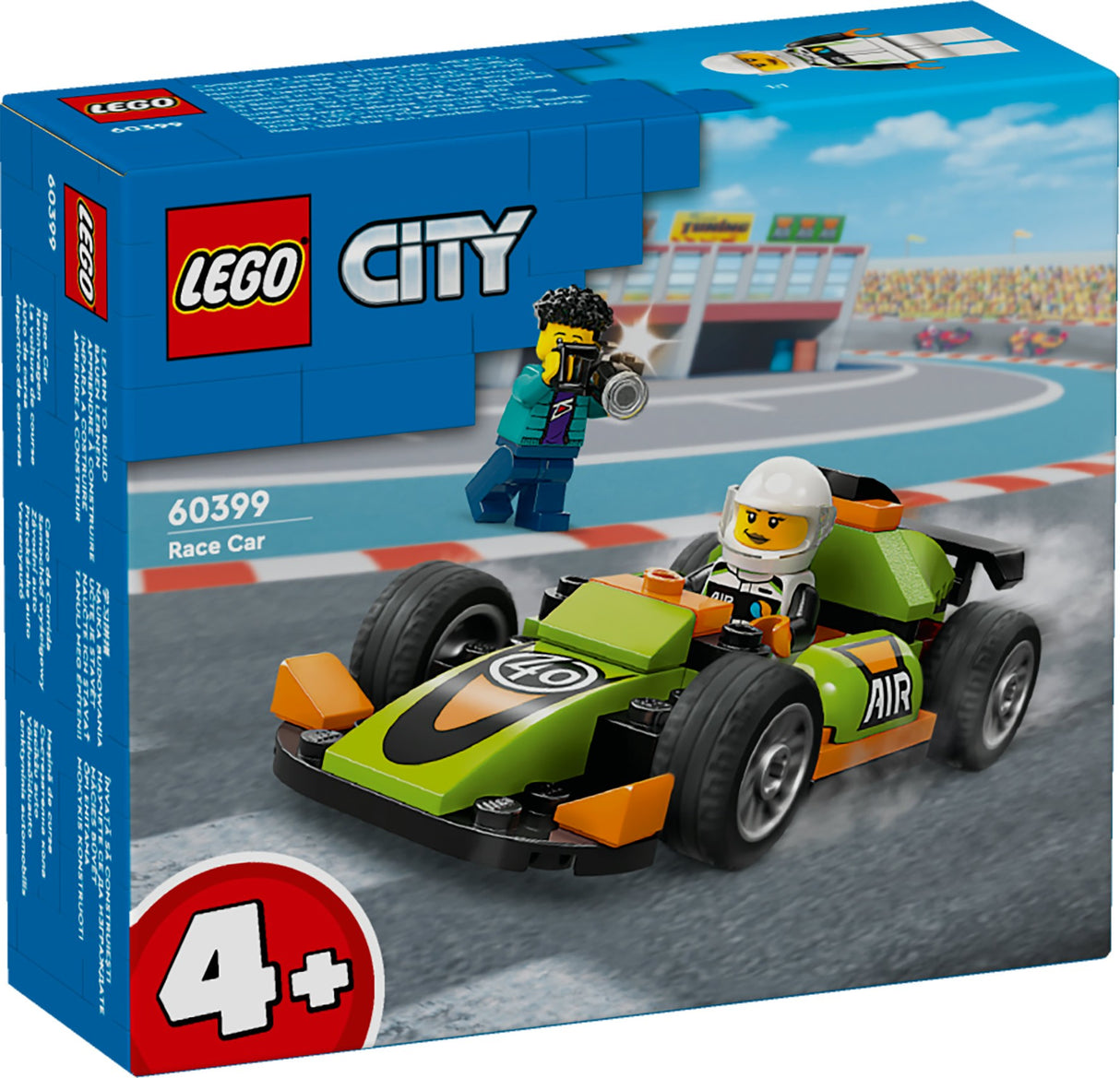 LEGO CITY GREEN RACE CAR 60399 AGE: 4+