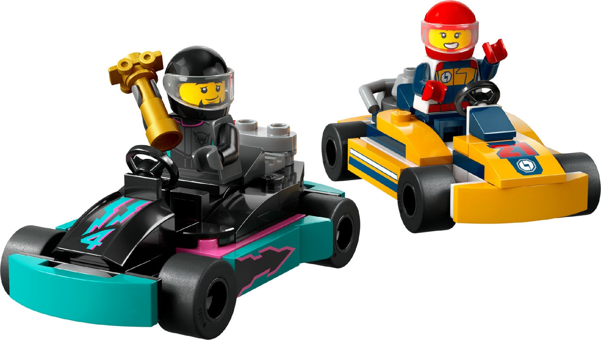 LEGO CITY GO-KARTS AND RACE DRIVERS 60400 AGE: 5+