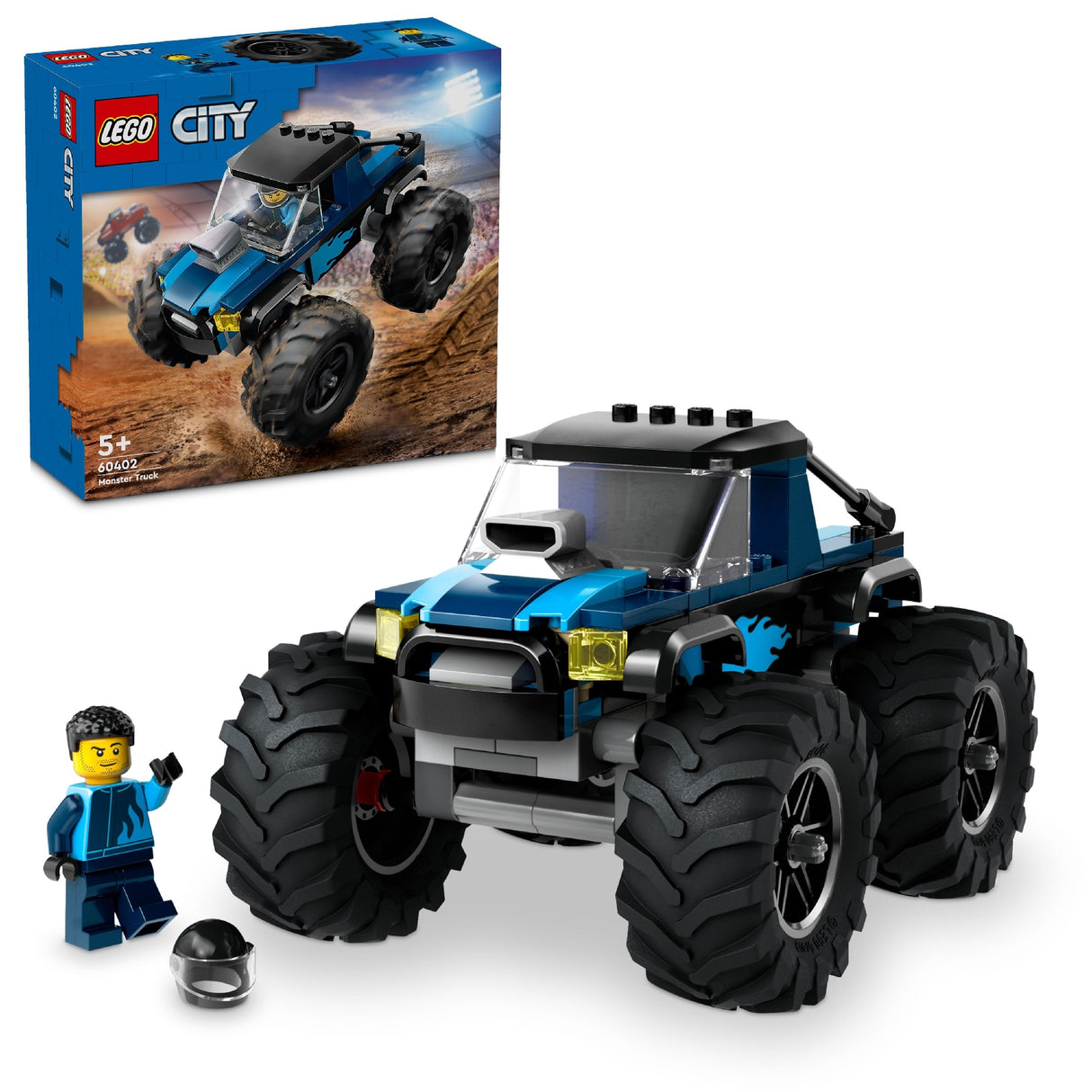 LEGO CITY BLUE MONSTER TRUCK 60402 AGE: 5+
