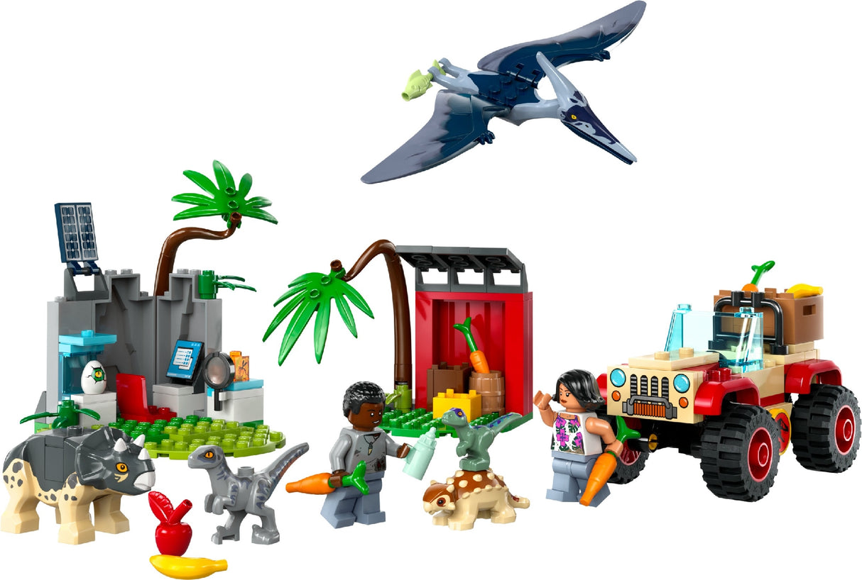 LEGO JURASSIC WORLD BABY DINOSAUR RESCUE CENTRE 76963 AGE: 4+