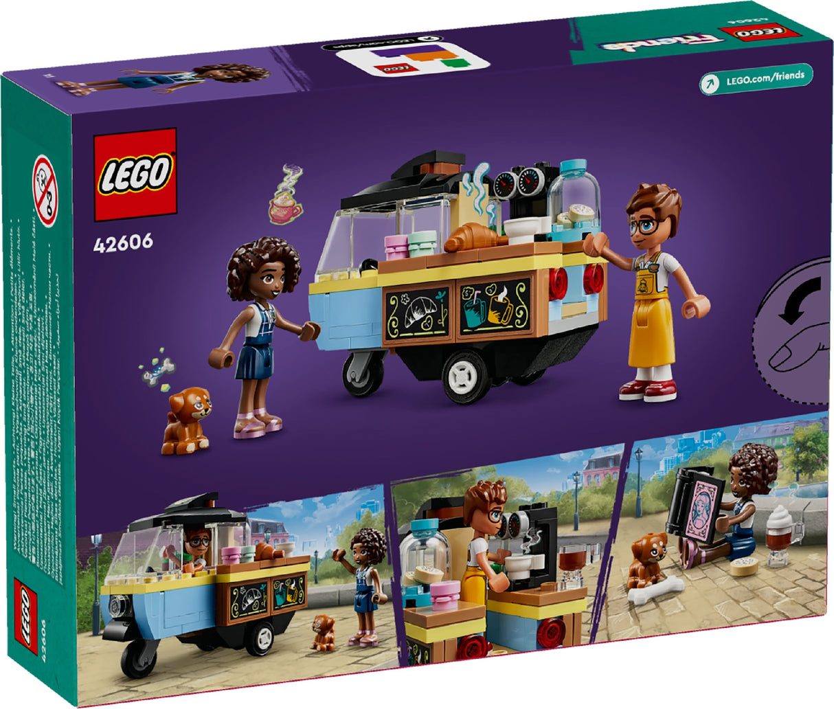 LEGO FRIENDS MOBILE BAKERY FOOD CART 42606 AGE: 6+