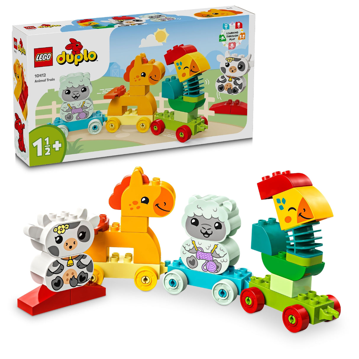 LEGO DUPLO ANIMAL TRAIN 10412 AGE: 1 1/2+