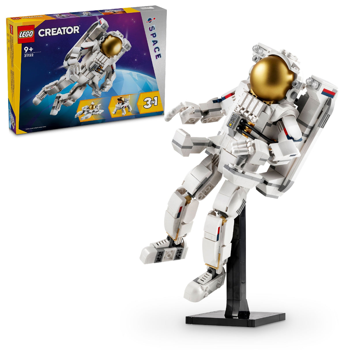 LEGO CREATOR SPACE ASTRONAUT 31152 AGE: 9+