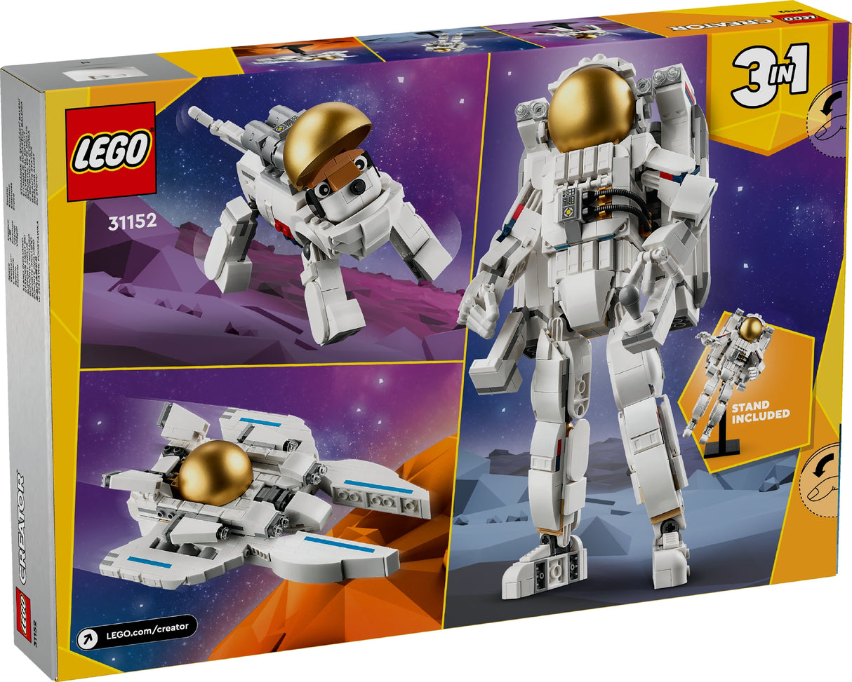 LEGO CREATOR SPACE ASTRONAUT 31152 AGE: 9+