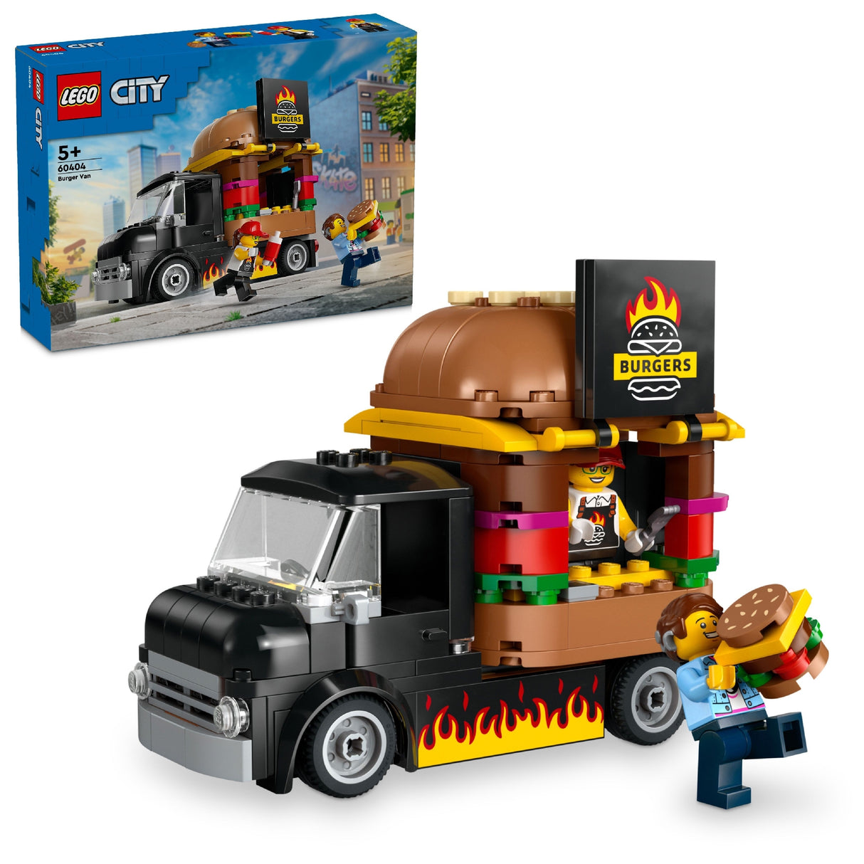 LEGO CITY BURGER TRUCK 60404 AGE: 5+