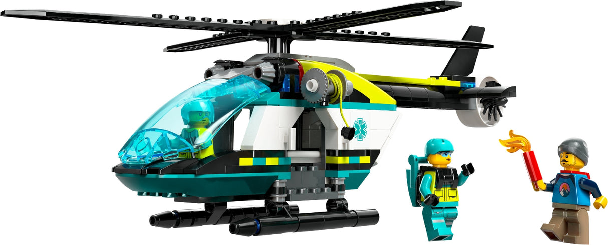 LEGO CITY EMERGENCY RESCUE HELICOPTER 60405 AGE: 6+