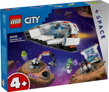 LEGO CITY SPACE SHIP AND ASTEROID DISCOVERY 60429 AGE: 4+