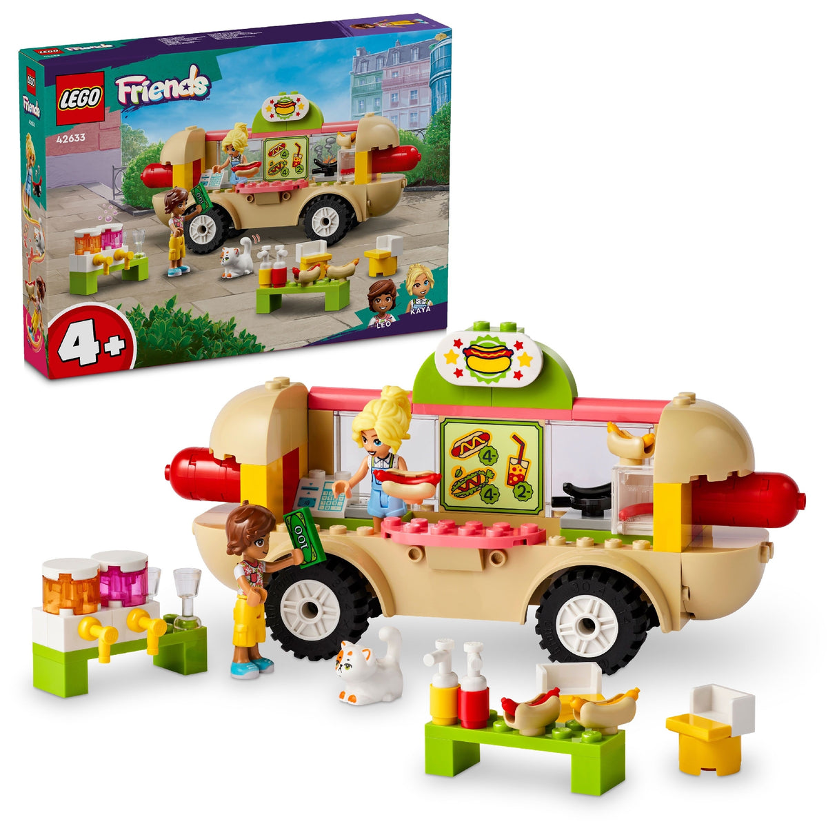 LEGO FRIENDS HOT DOG FOOD TRUCK 42633 AGE: 4+