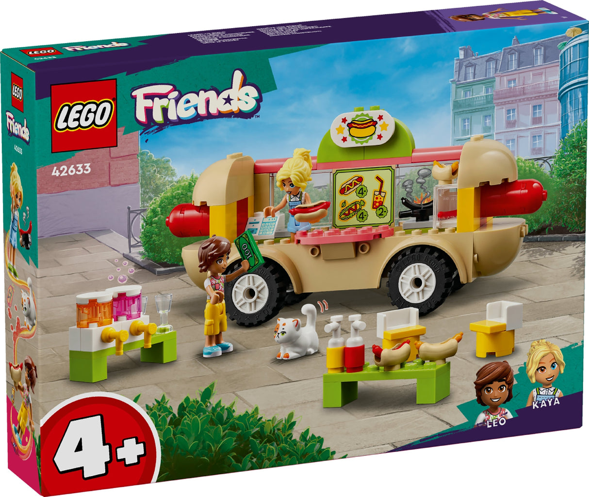 LEGO FRIENDS HOT DOG FOOD TRUCK 42633 AGE: 4+