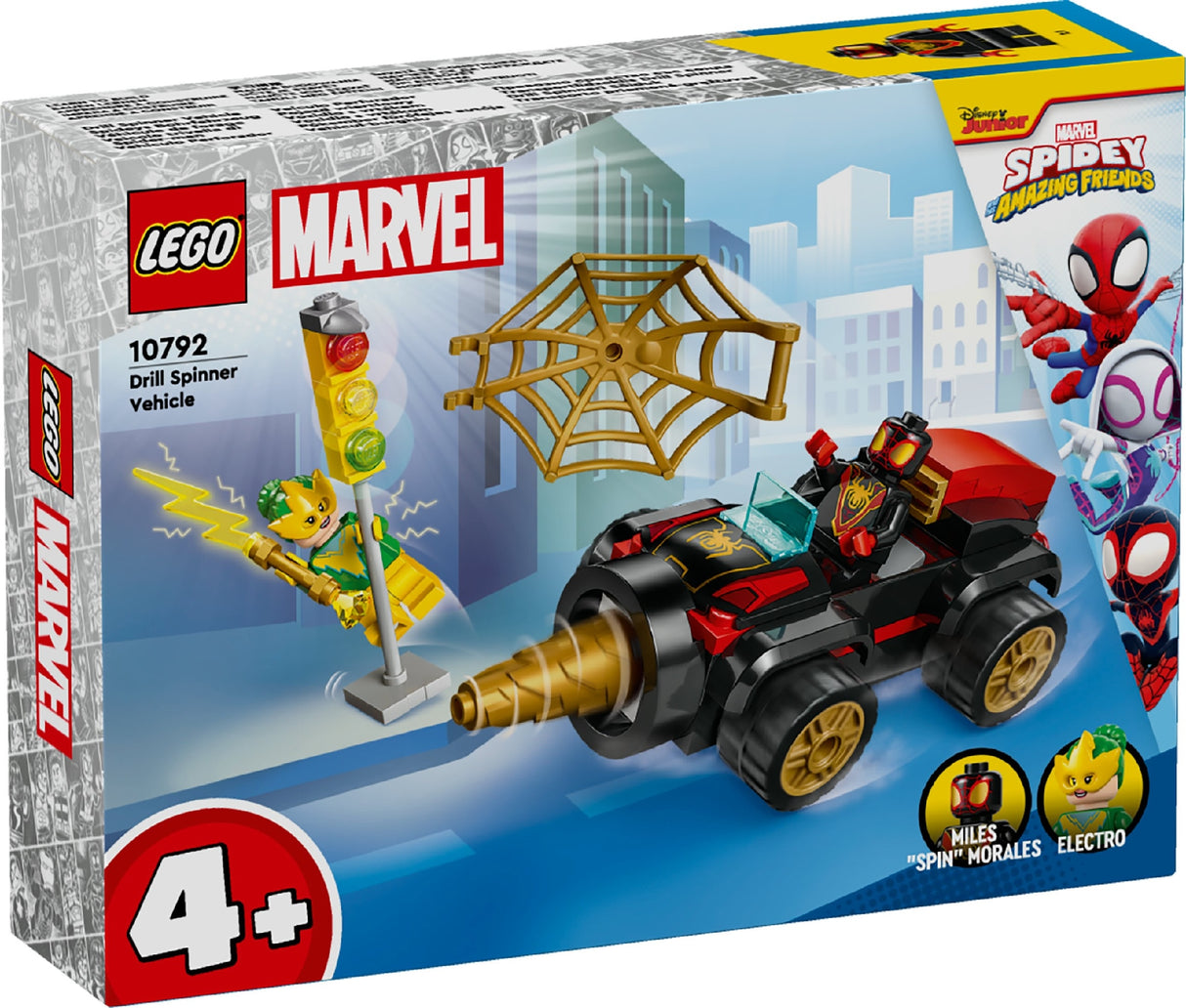 LEGO Marvel Spider-man Drill Spinner Vehicle 10792 Age: 4+
