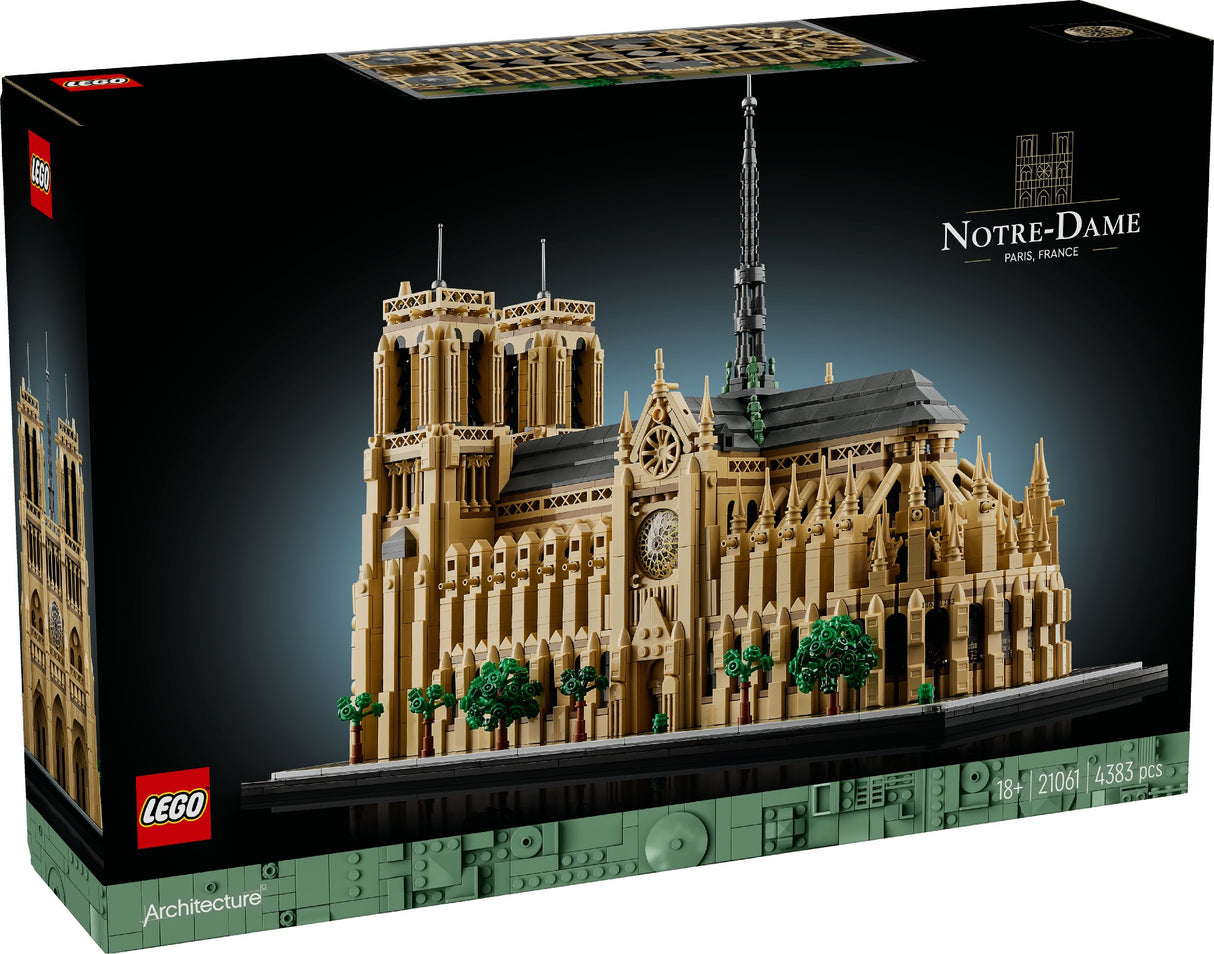 LEGO ARCHITECTURE NOTRE-DAME DE PARIS 21061 AGE:18+