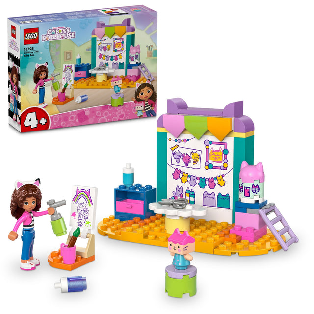 LEGO GABBY'S DOLLHOUSE CRAFTING WITH BABY BOX 10795 AGE: 4+