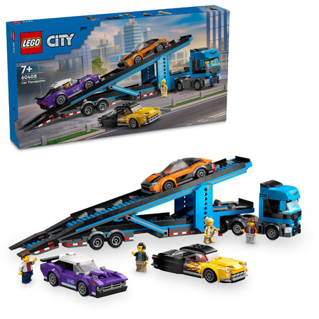 LEGO CITY CAR TRANSPORTER 60408 AGE: 7+