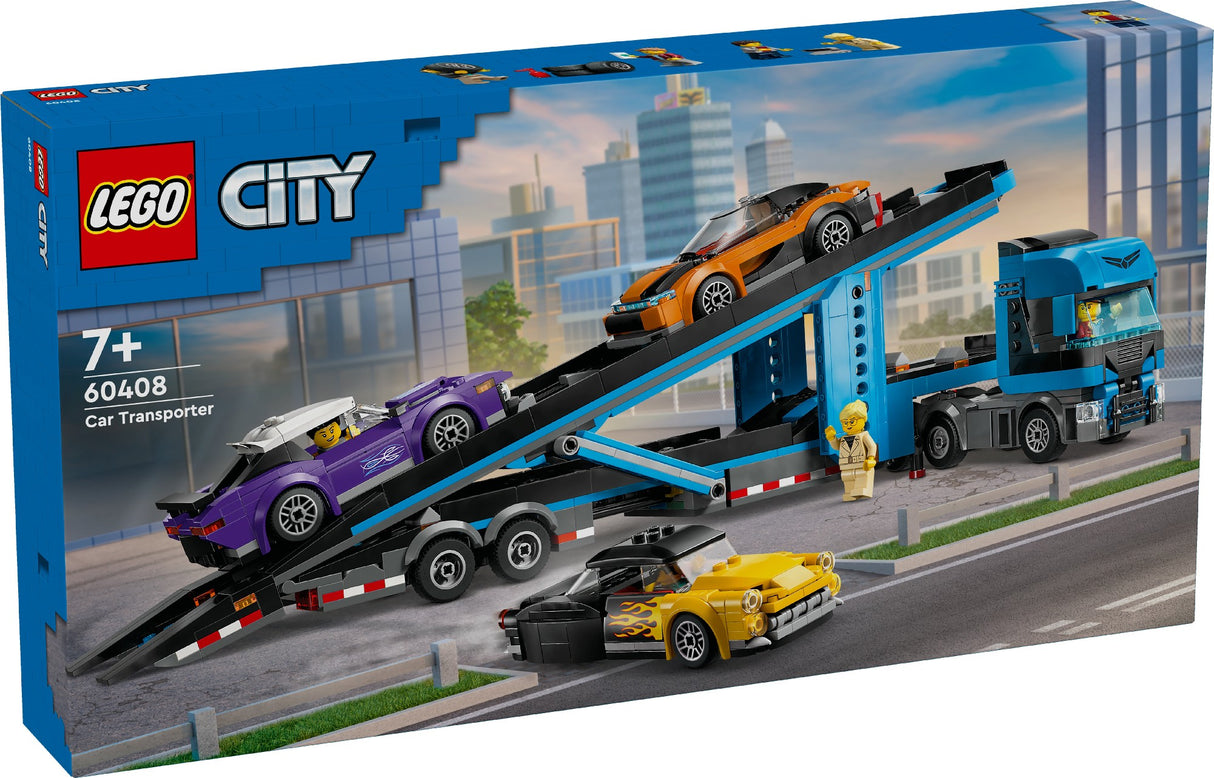 LEGO CITY CAR TRANSPORTER 60408 AGE: 7+