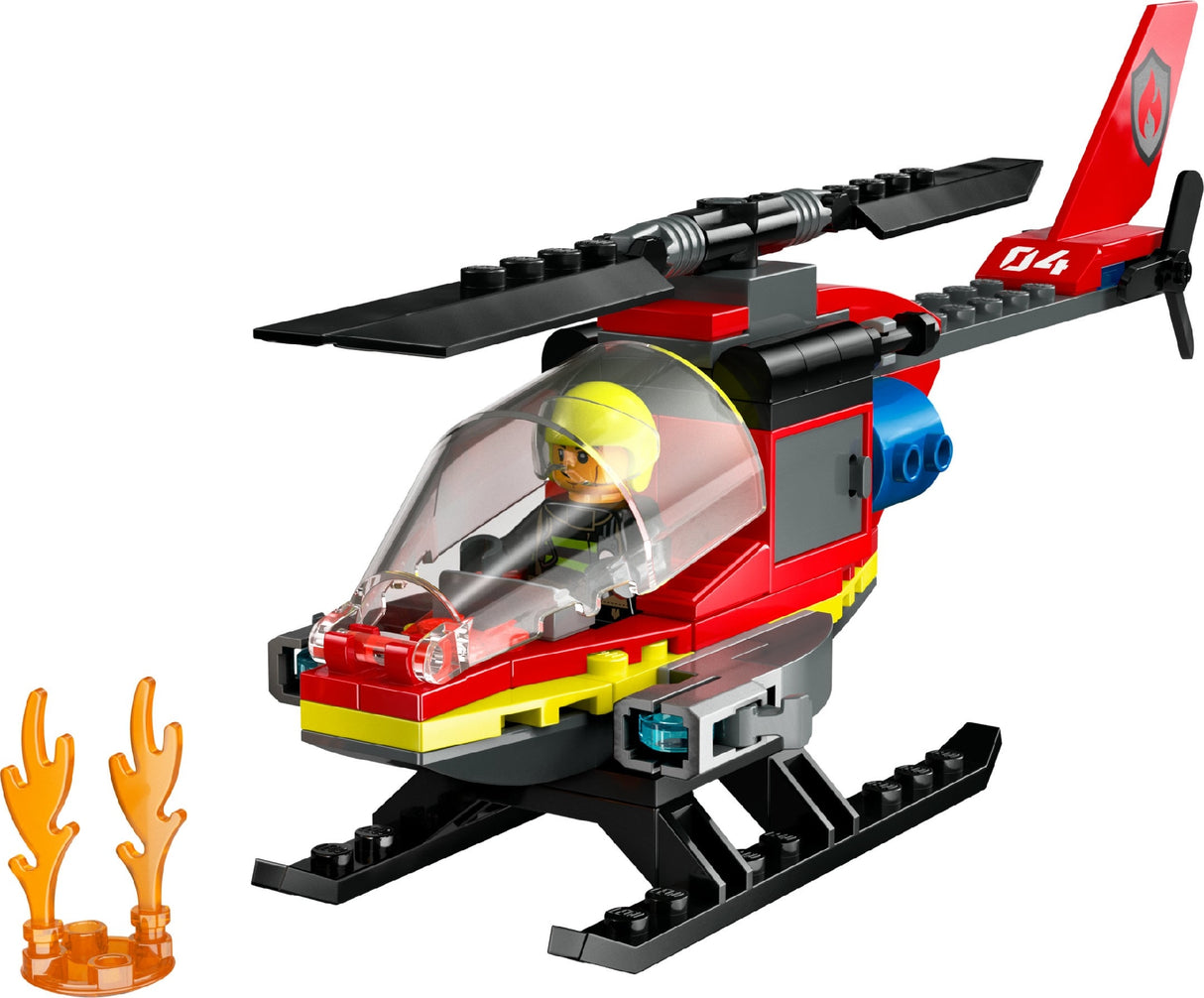 LEGO CITY Fire Rescue Helicopter 60411 Age: 5+