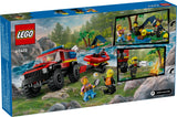 LEGO CITY 4X4 FIRE TRUCK WITH RESCUE BOAT 60412 AGE: 5+