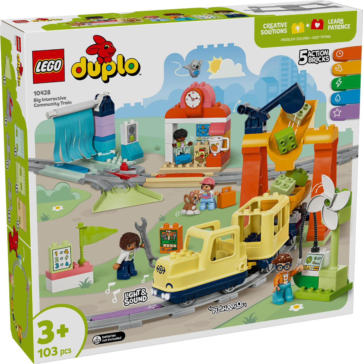 LEGO DUPLO BIG INTERACTIVE COMMUNITY TRAIN 10428 AGE: 3+