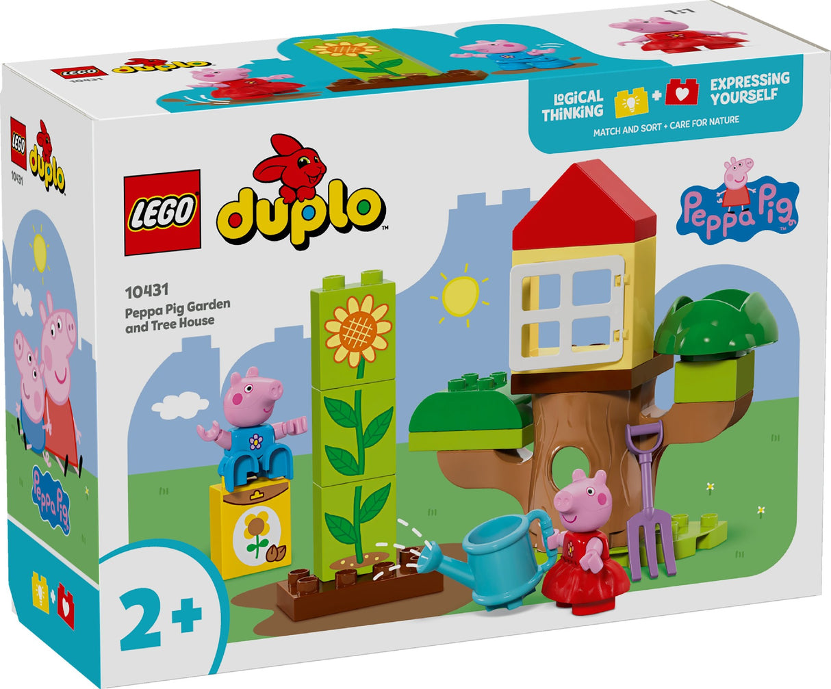 LEGO DUPLO PEPPA PIG GARDEN AND TREE HOUSE 10431 AGE: 2+