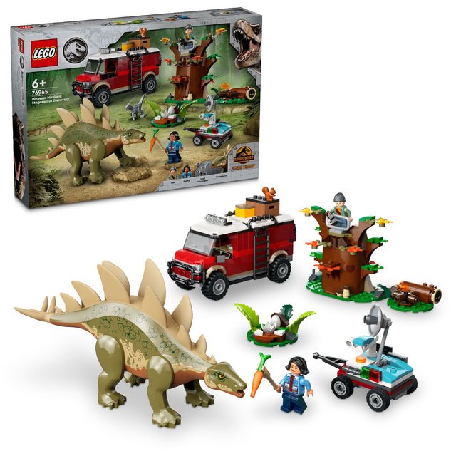 LEGO JURASSIC WORLD DINOSAUR MISSIONS: STEGOSAURUS DISCOVERY 76965 AGE: 6+