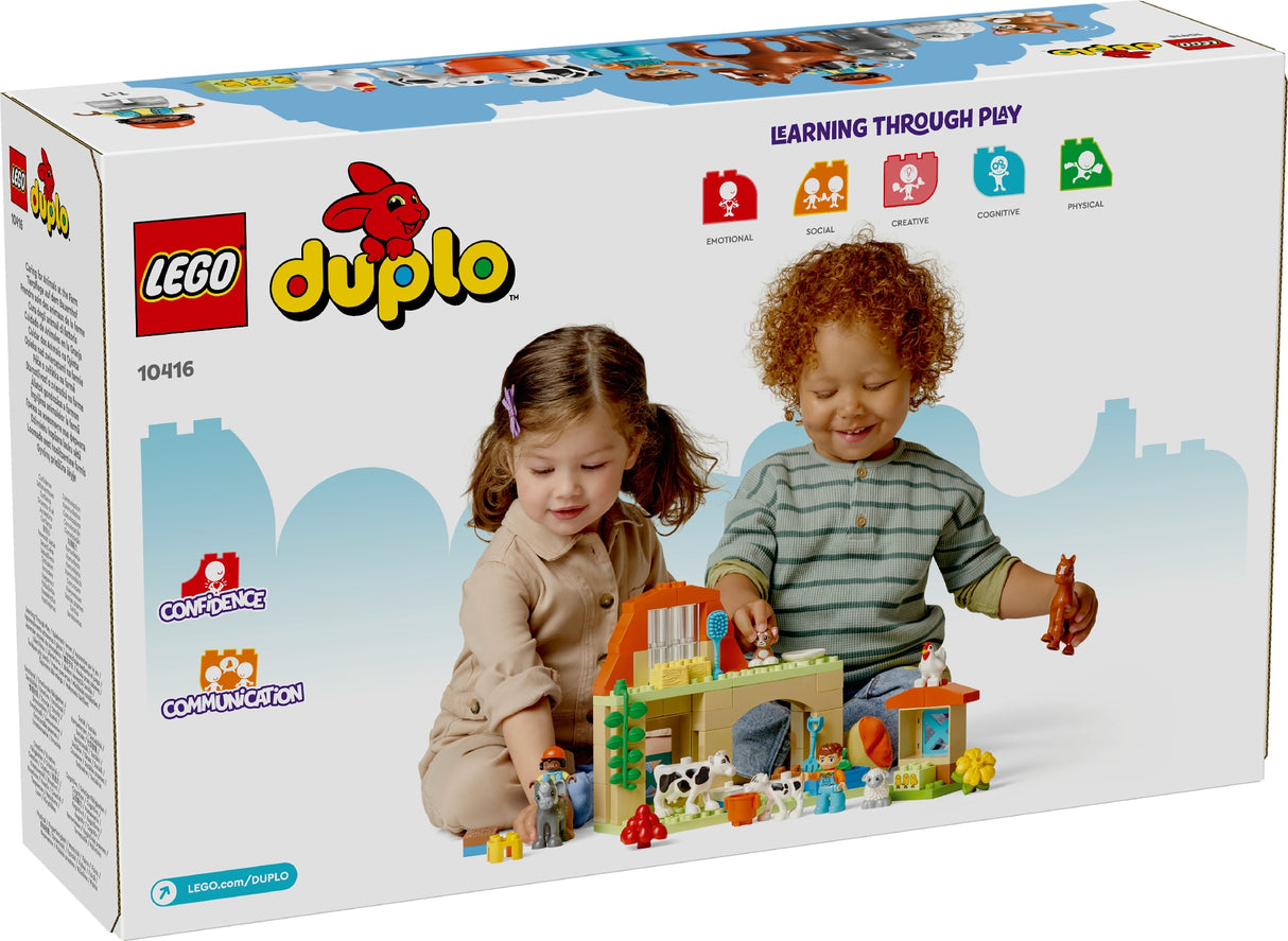 LEGO DUPLO CARING FOR ANIMALS AT THE FARM 10416 AGE: 2+