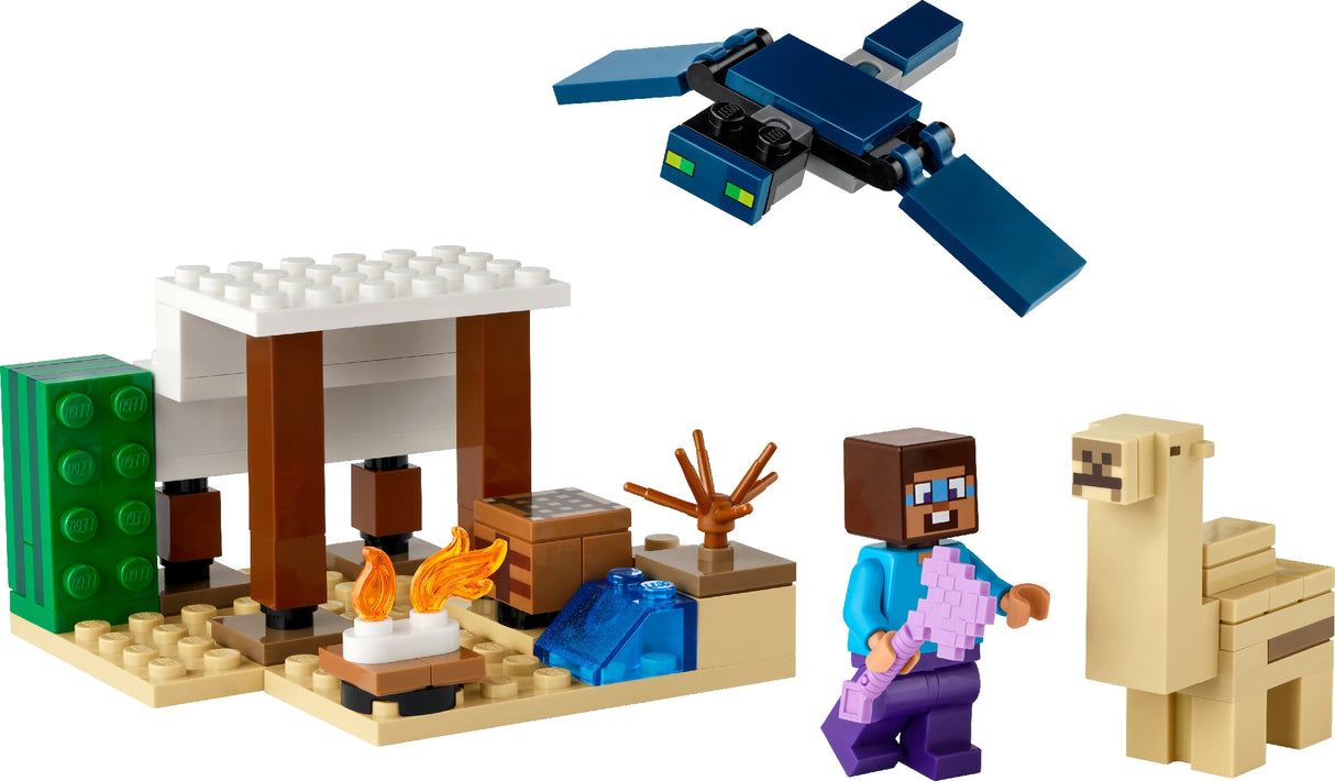 LEGO MINECRAFT STEVE'S DESERT EXPEDITION 21251 AGE: 6+