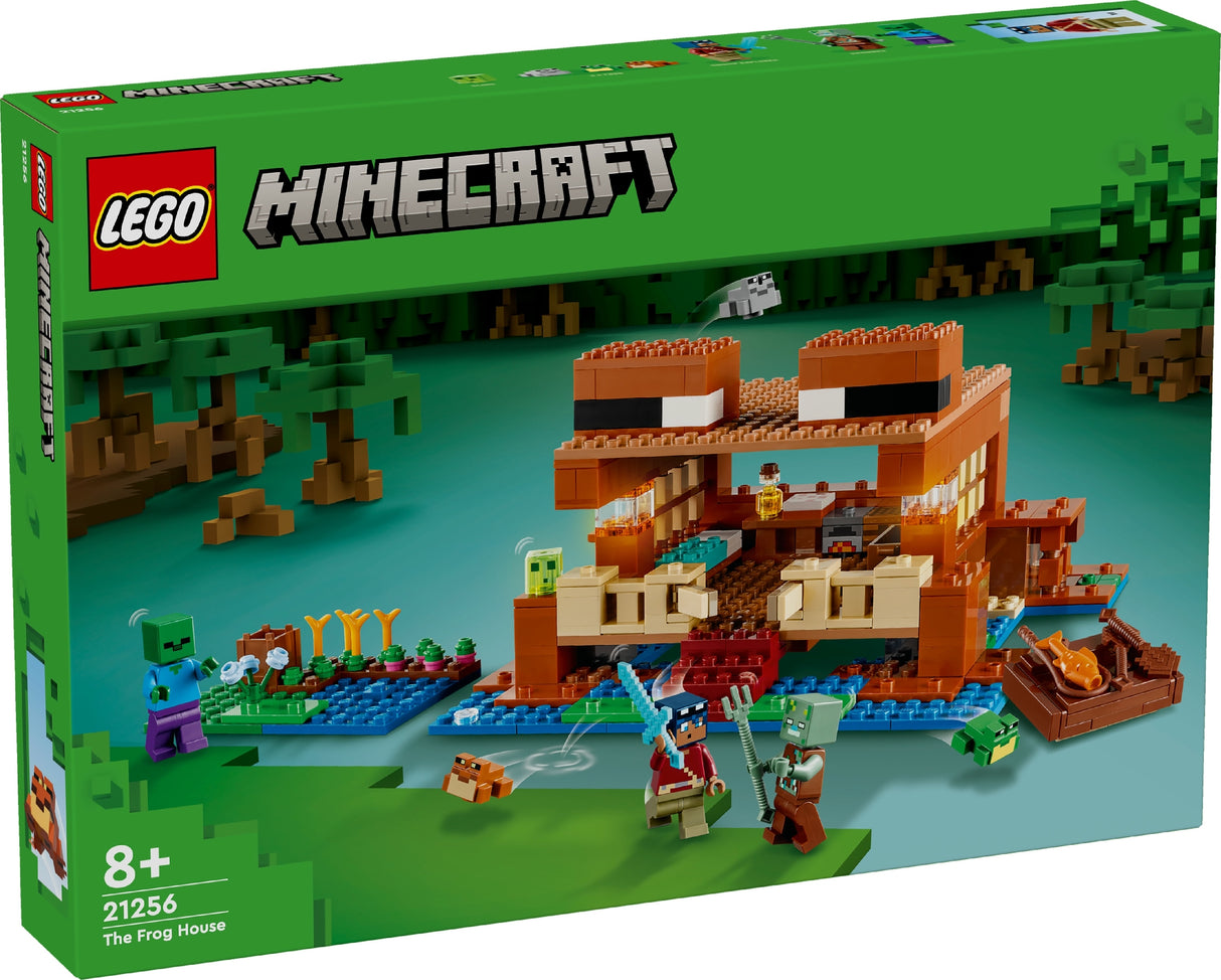 LEGO MINECRAFT THE FROG HOUSE 21256 AGE: 8+