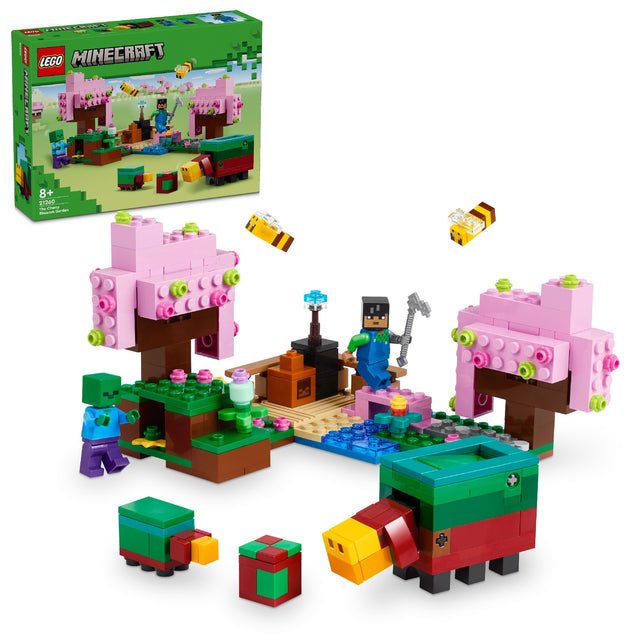 LEGO MINECRAFT THE CHERRY BLOSSOM GARDEN 21260 AGE: 8+