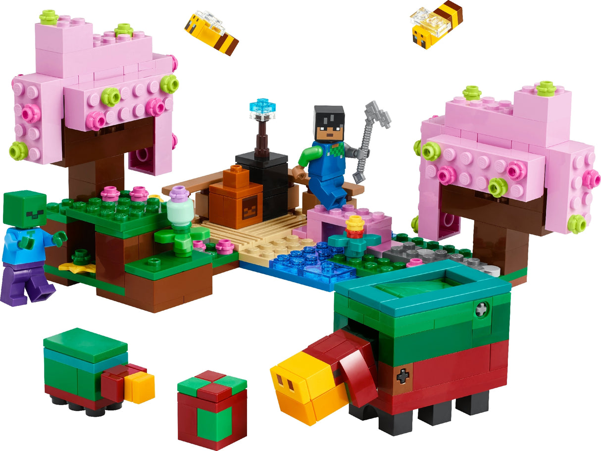 LEGO MINECRAFT THE CHERRY BLOSSOM GARDEN 21260 AGE: 8+