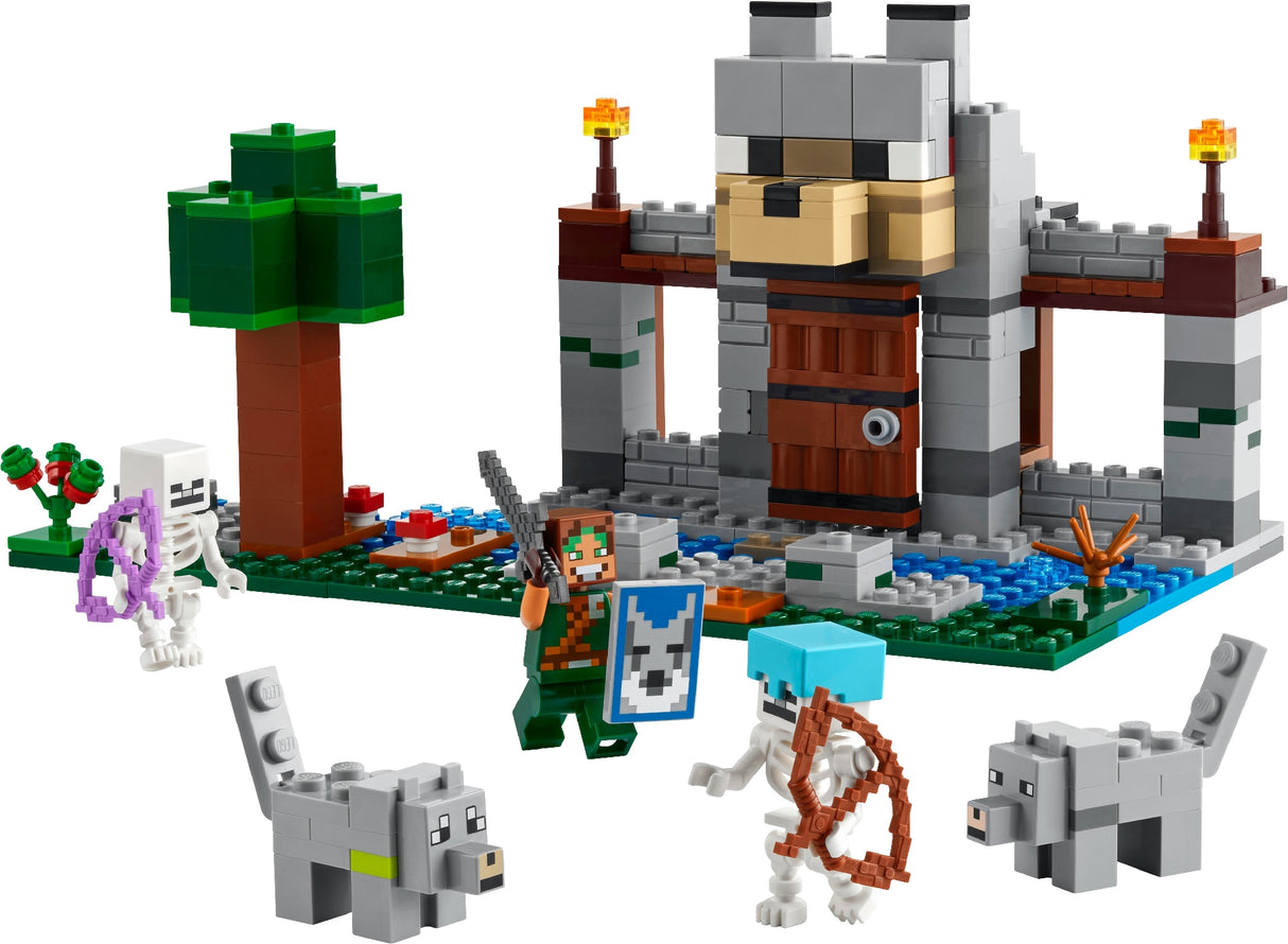 LEGO MINECRAFT THE WOLF STRONGHOLD 21261 AGE:8+