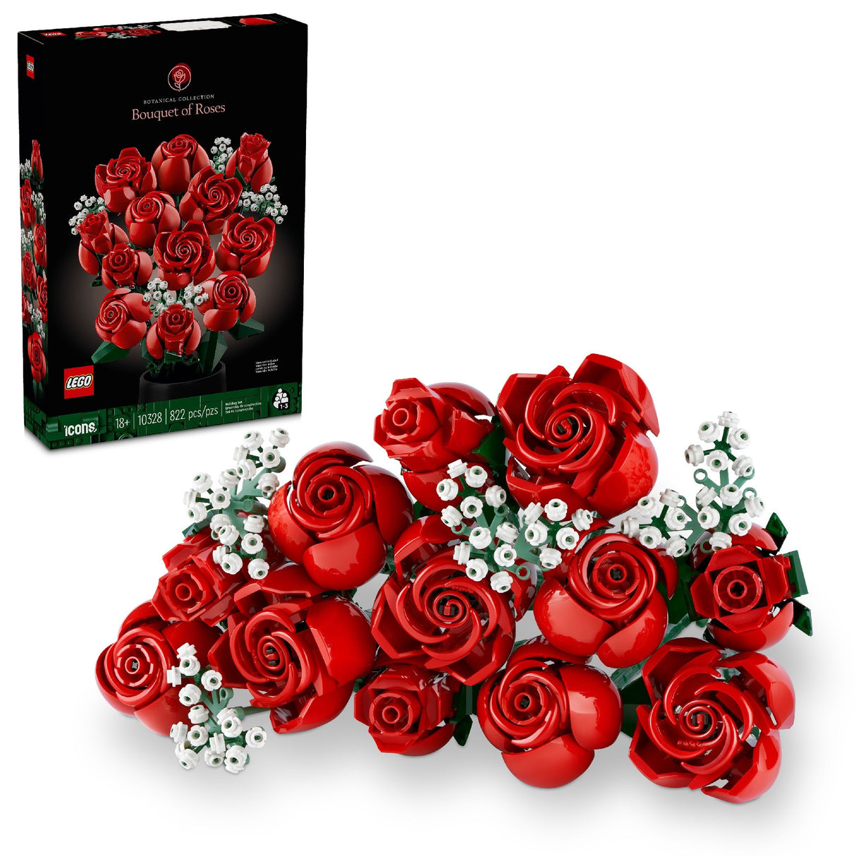 LEGO ICONS BOUQUET OF ROSES 10328 AGE: 18+