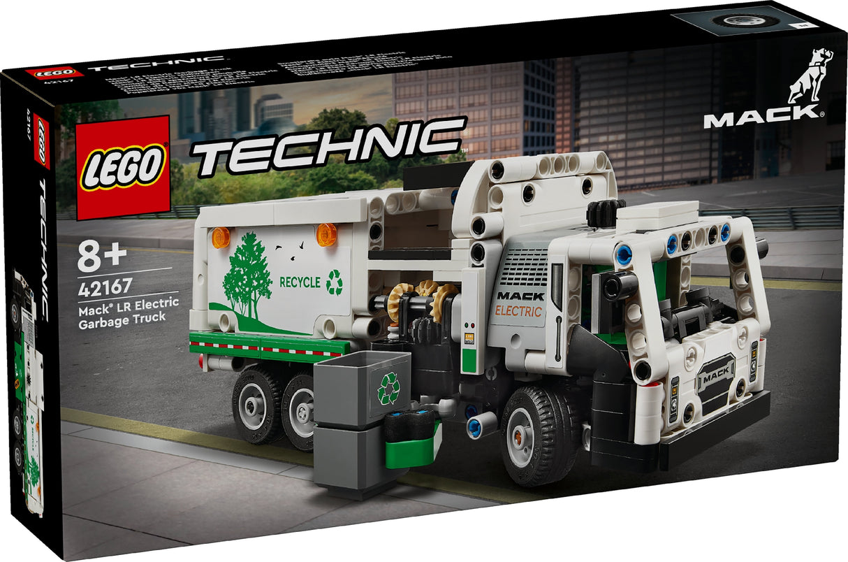 LEGO TECHNIC MACK LR ELECTRIC GARBAGE TRUCK 42167 AGE: 8+