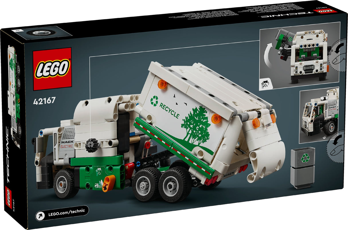 LEGO Technic Mack Lr Electric Garbage Truck 42167 Age: 8+