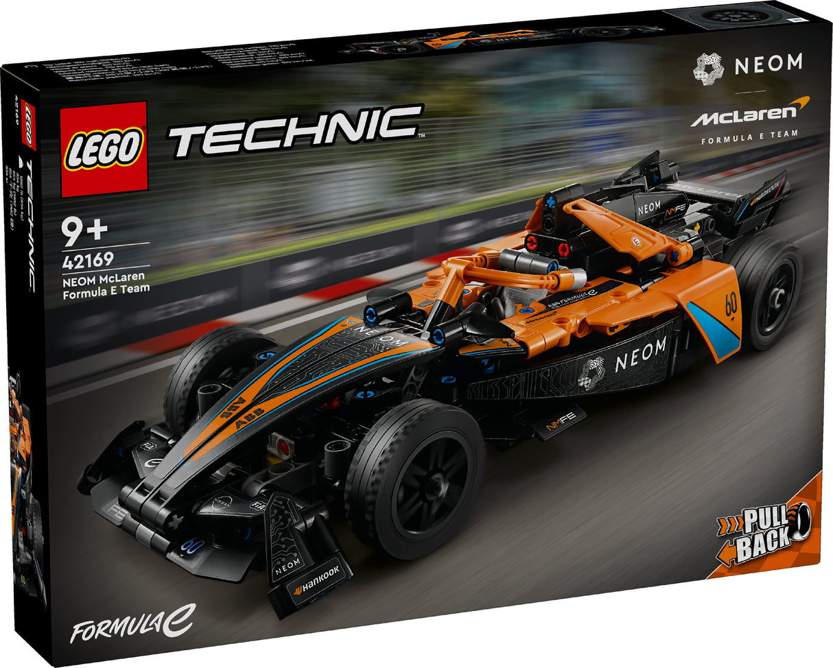 LEGO TECHNIC NEOM MCLAREN FORMULA E RACE CAR 42169 AGE: 9+