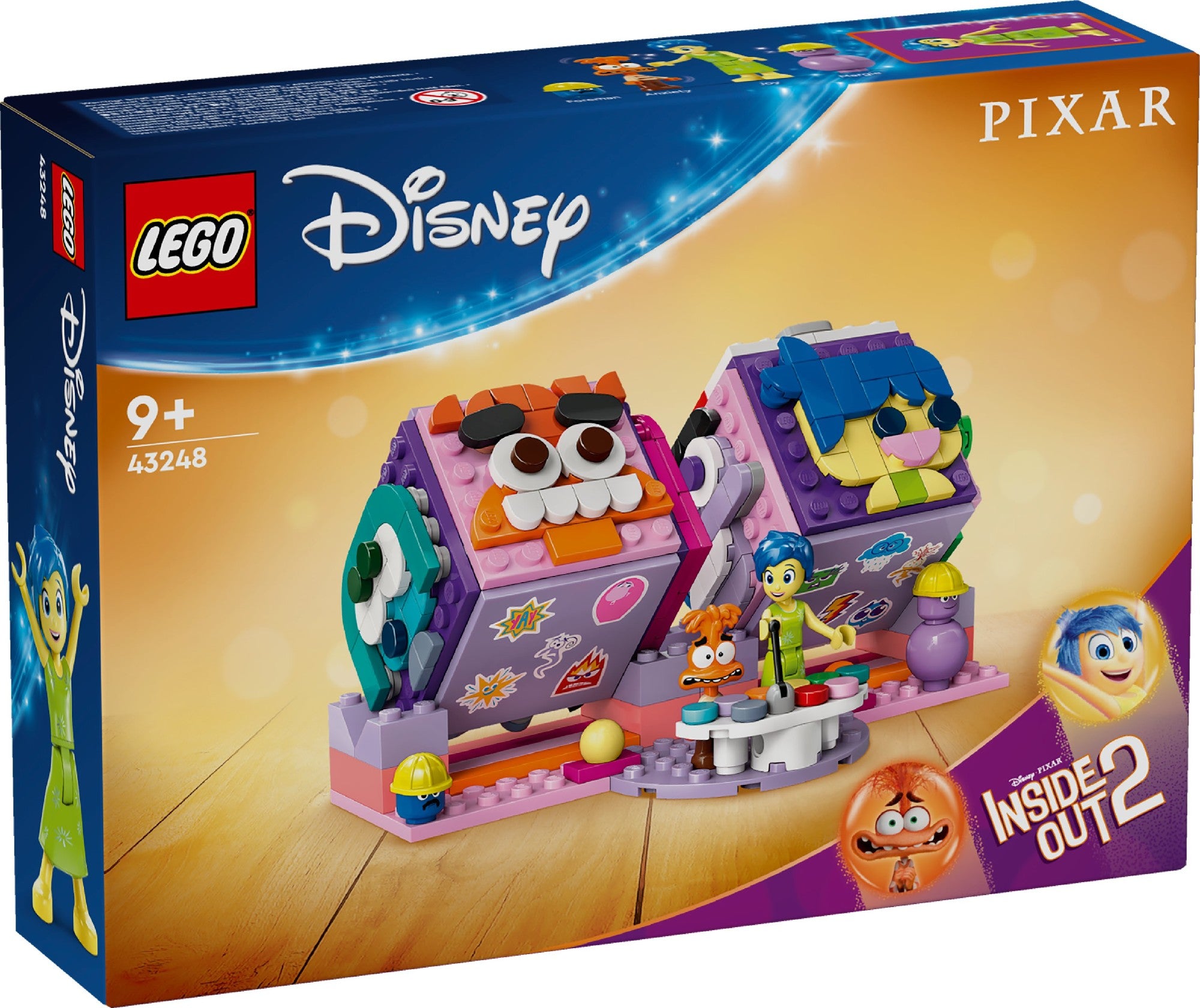 LEGO DISNEY INSIDE OUT 2 MOOD CUBES 43248 AGE 9