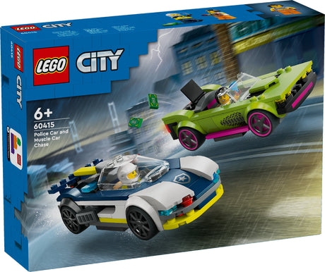 LEGO CITY POLICE CAR AND MUSCLE CAR CHASE 60415 AGE: 6+