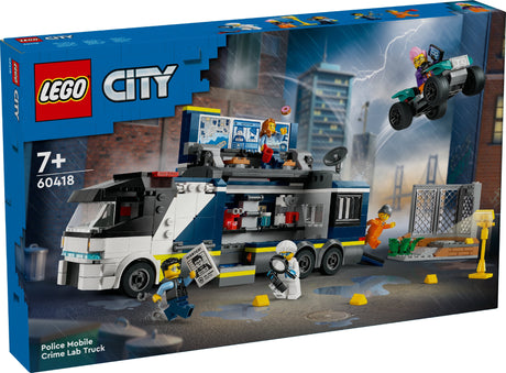 LEGO CITY POLICE MOBILE CRIME LAB TRUCK 60418 AGE: 7+