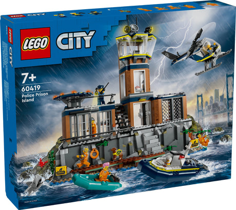 LEGO CITY POLICE PRISON ISLAND 60419 AGE: 7+