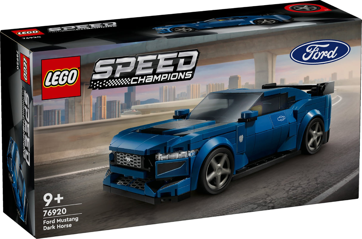 LEGO SPEED CHAMPIONS FORD MUSTANG DARK HORSE SPORTS CAR 76920 AGE: 9+
