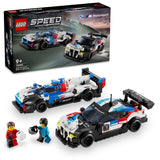 LEGO SPEED CHAMPIONS BMW M4 GTS & BMW M HYBRID V8 RACE CARS 76922 AGE: 9+