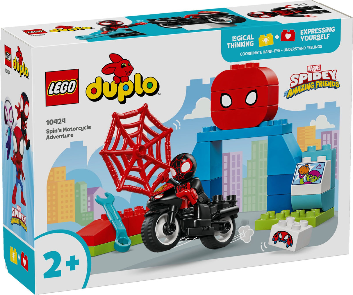 LEGO DUPLO SPIN'S MOTORCYCLE ADVENTURE 10424 AGE: 2+