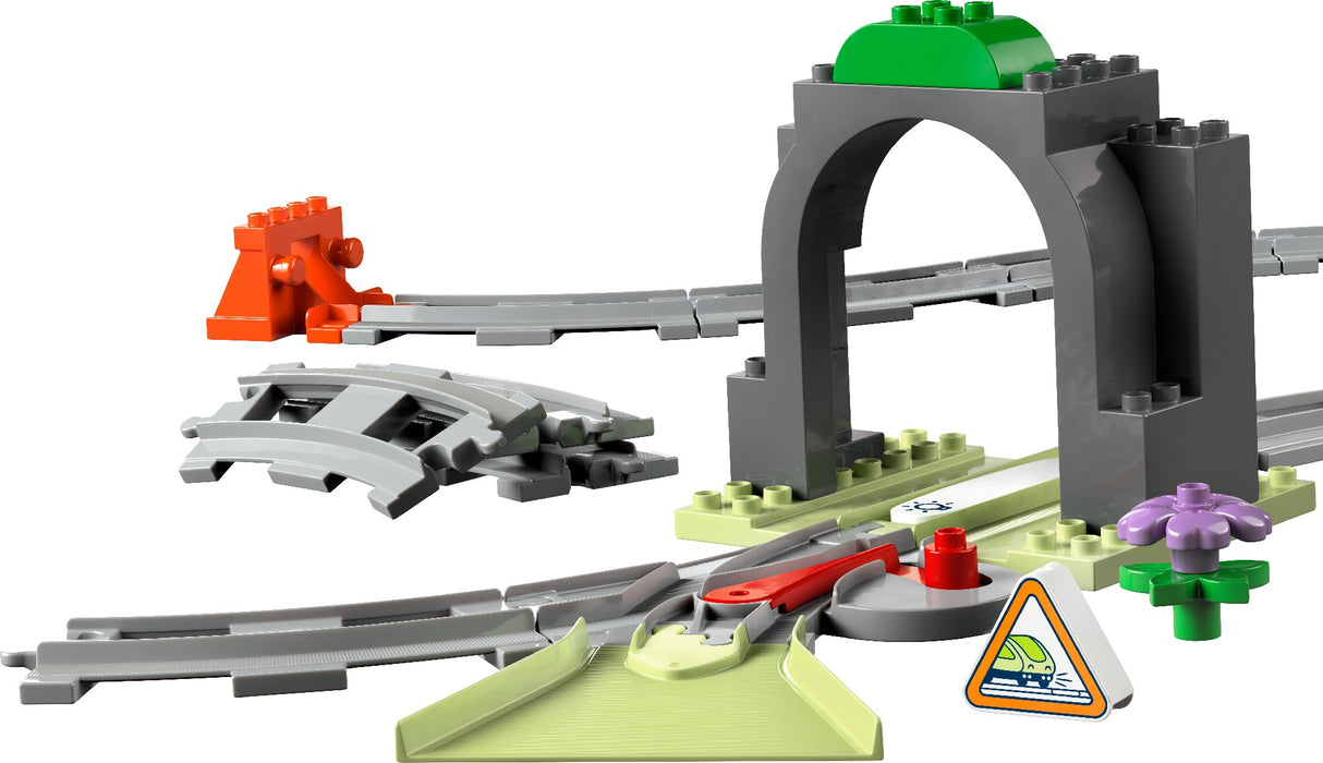 LEGO DUPLO TRAIN TUNNEL AND TRACKS EXPANSION SET 10425 AGE: 2+